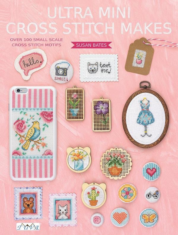 Mini Kanaviçe Seti - Ultra Mini Cross Stitch Makes Kitabı