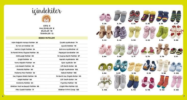 MİNİK ÖRGÜLER BEBEK PATİKLERİ