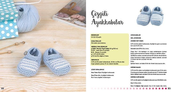 MİNİK ÖRGÜLER BEBEK PATİKLERİ