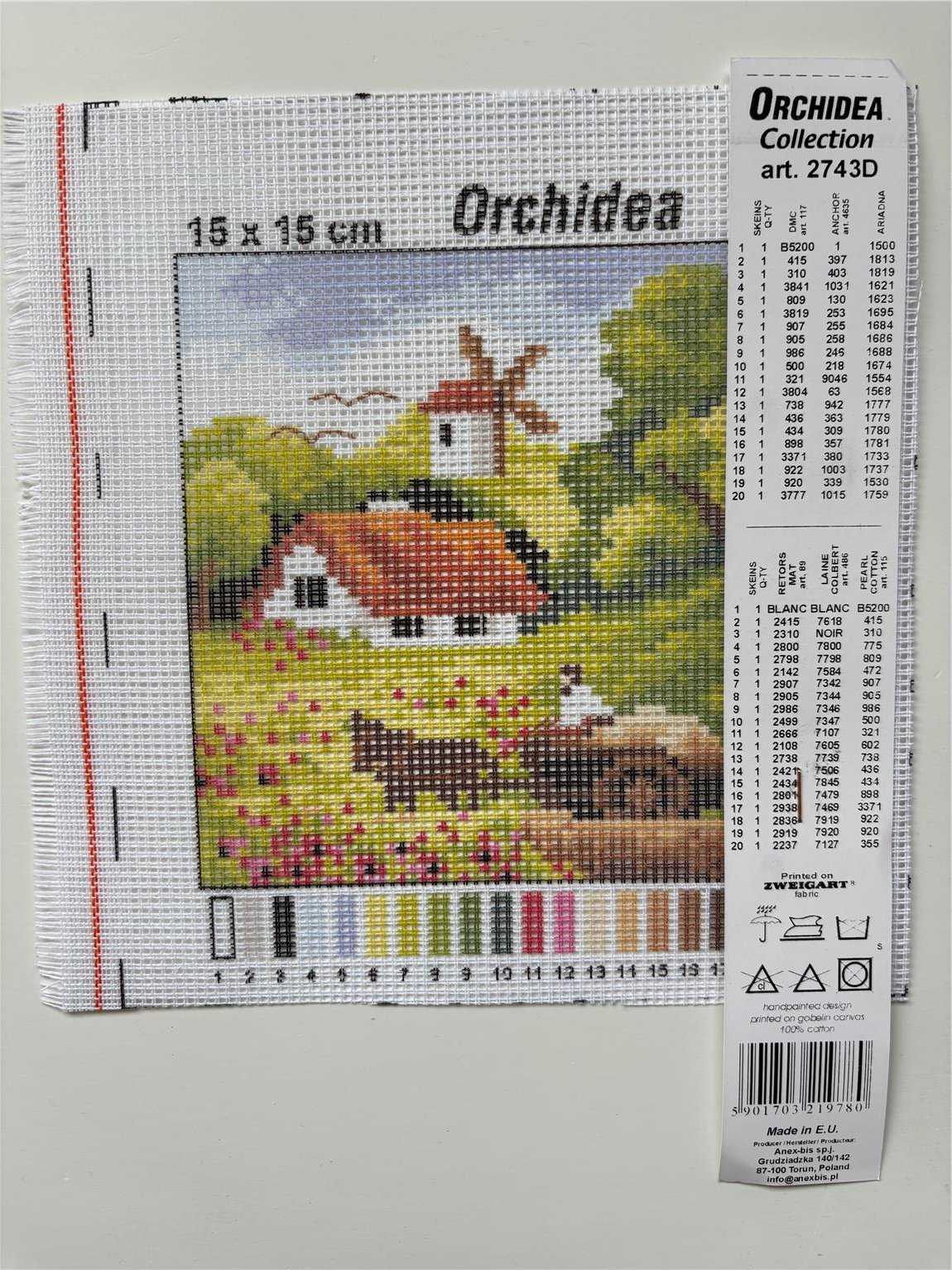 Orchidea Goblen 15x15