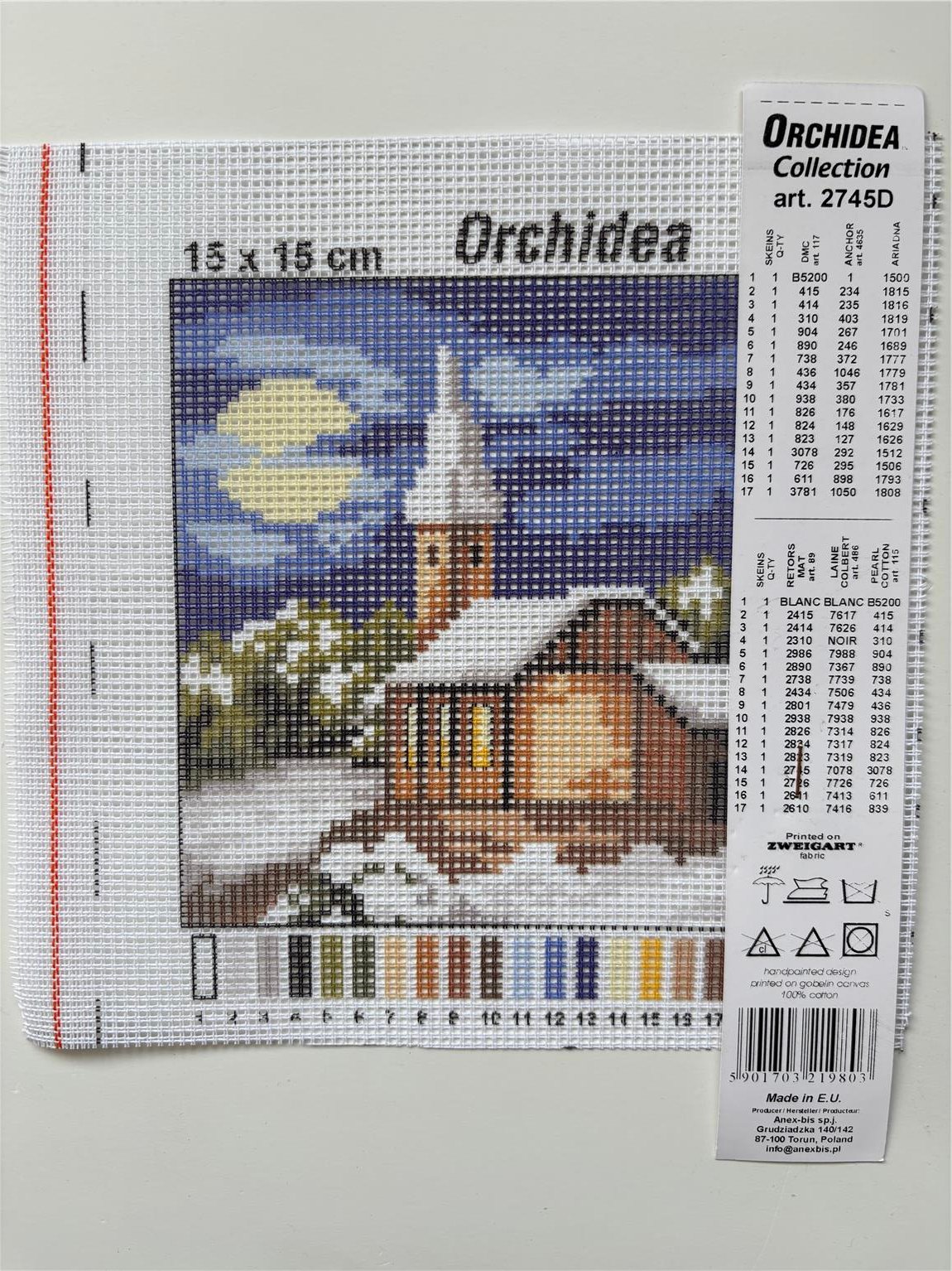 Orchidea Goblen 15x15