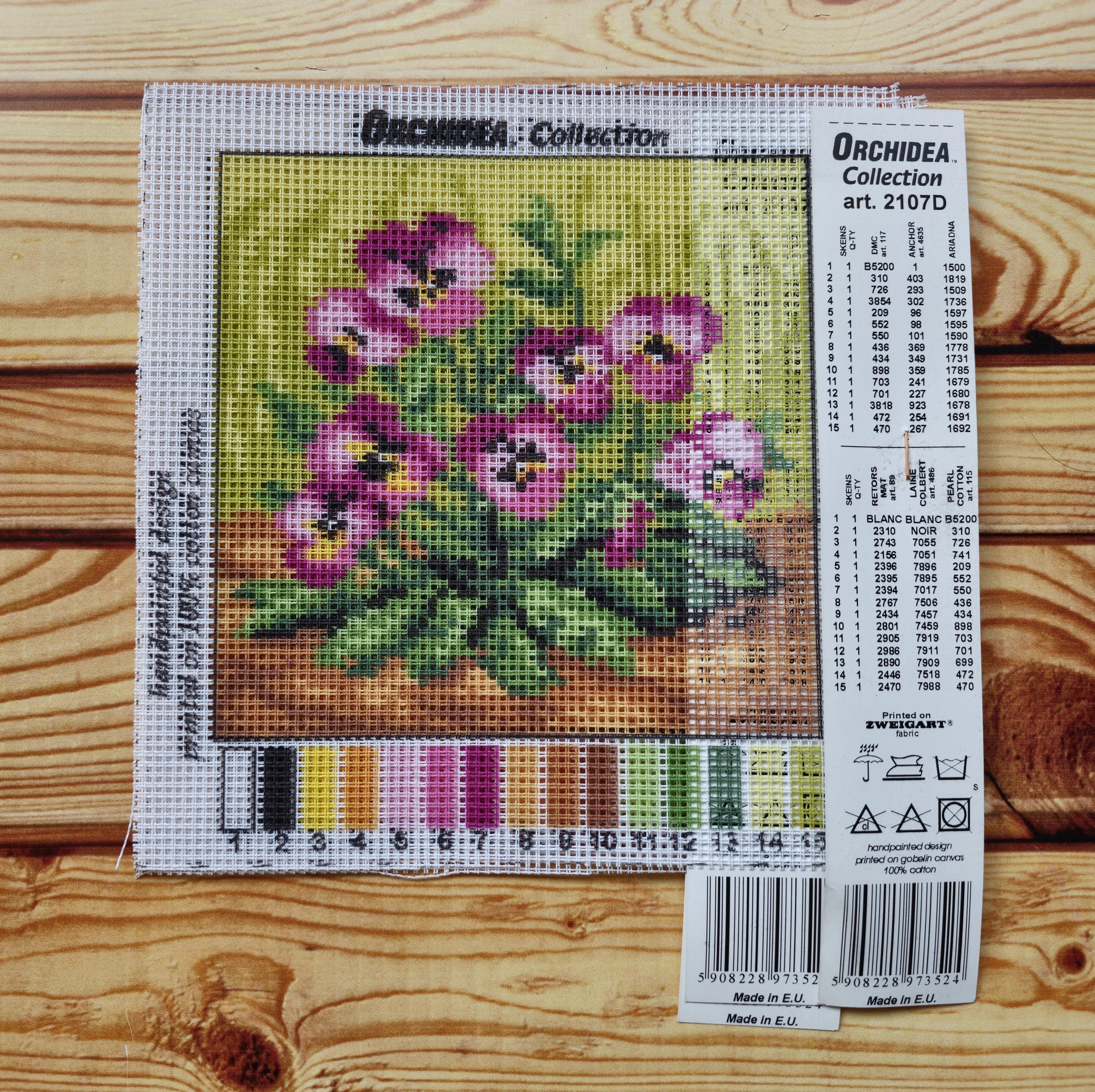 Orchidea Goblen 2107D 15x15