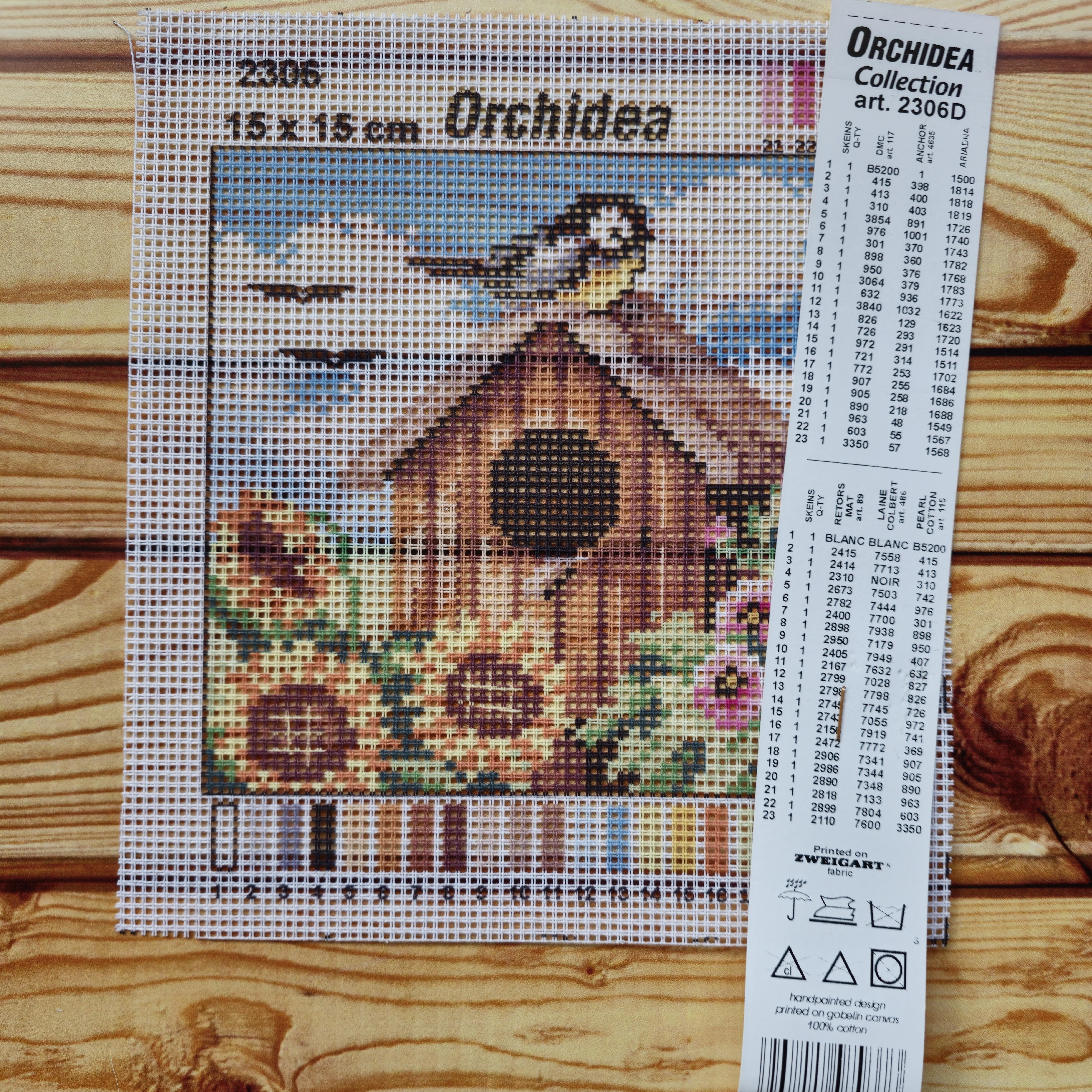Orchidea Goblen 2306D 15x15