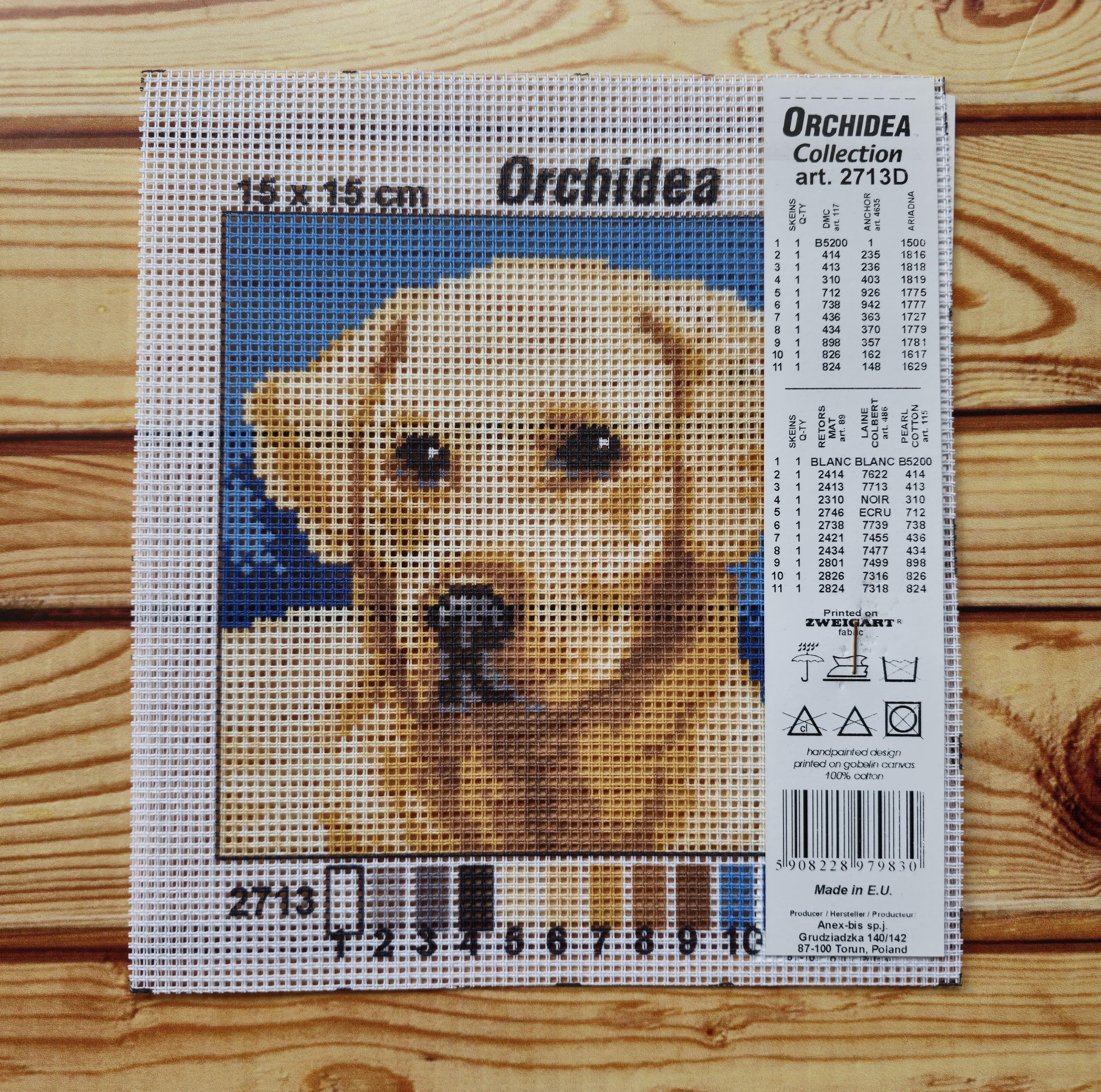 Orchidea Goblen 2713D 15x15