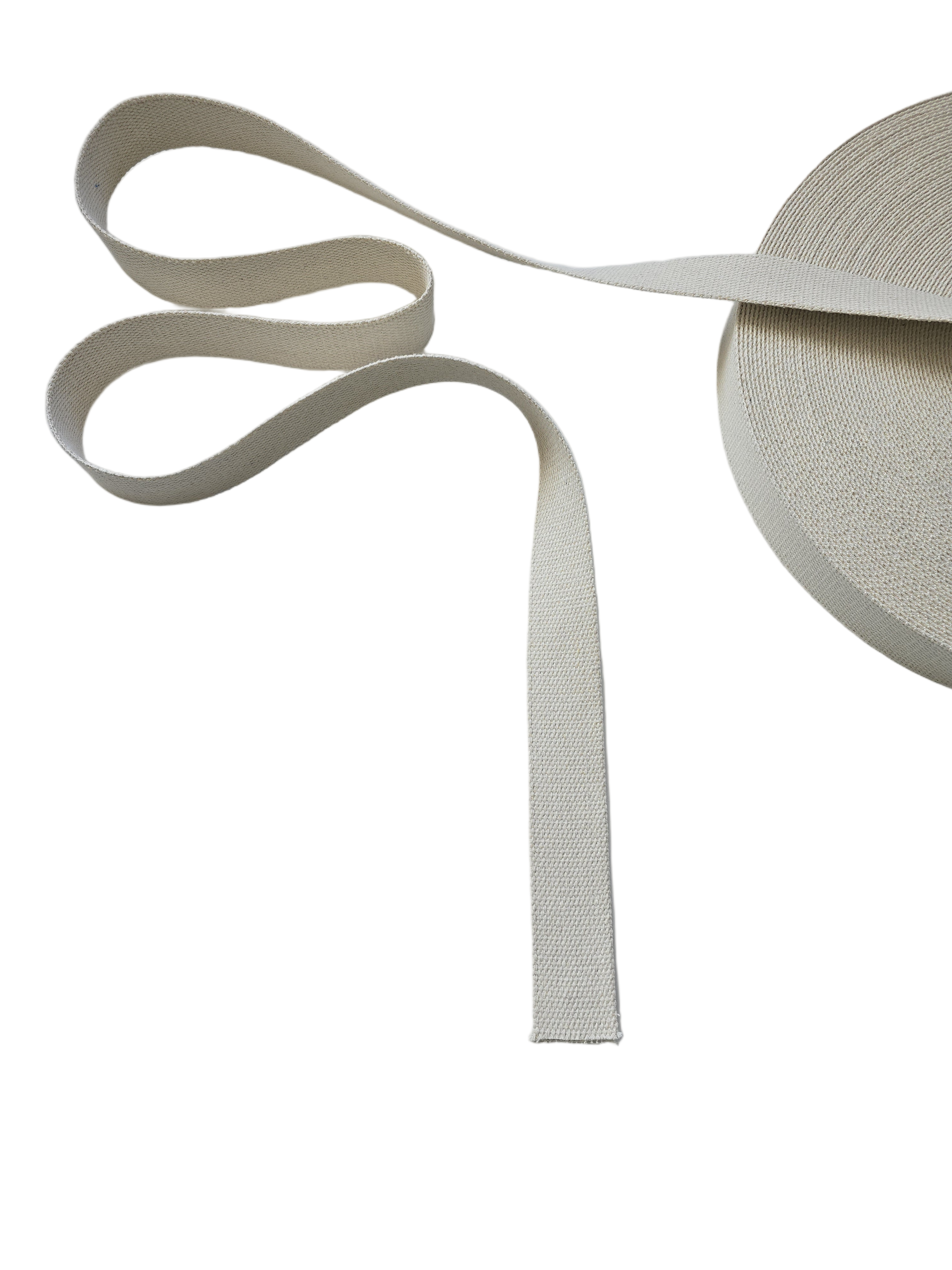 Pamuk Çanta Kolonu 4cm Beyaz – Dayanıklı Çanta Sapı, Çanta Askı Kolonu 1 Metre