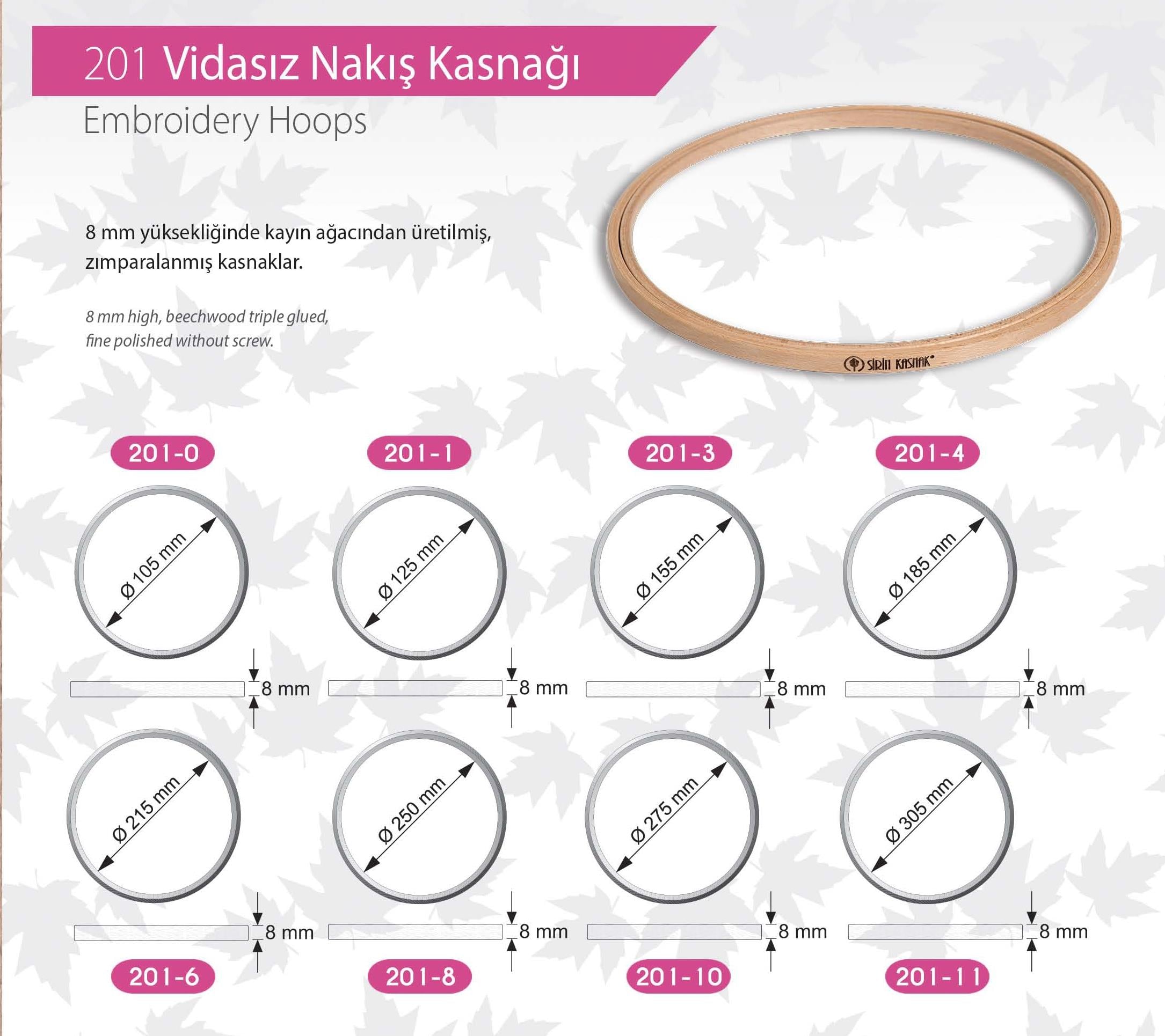 ŞİRİN VİDASIZ KASNAK 201 SERİSİ