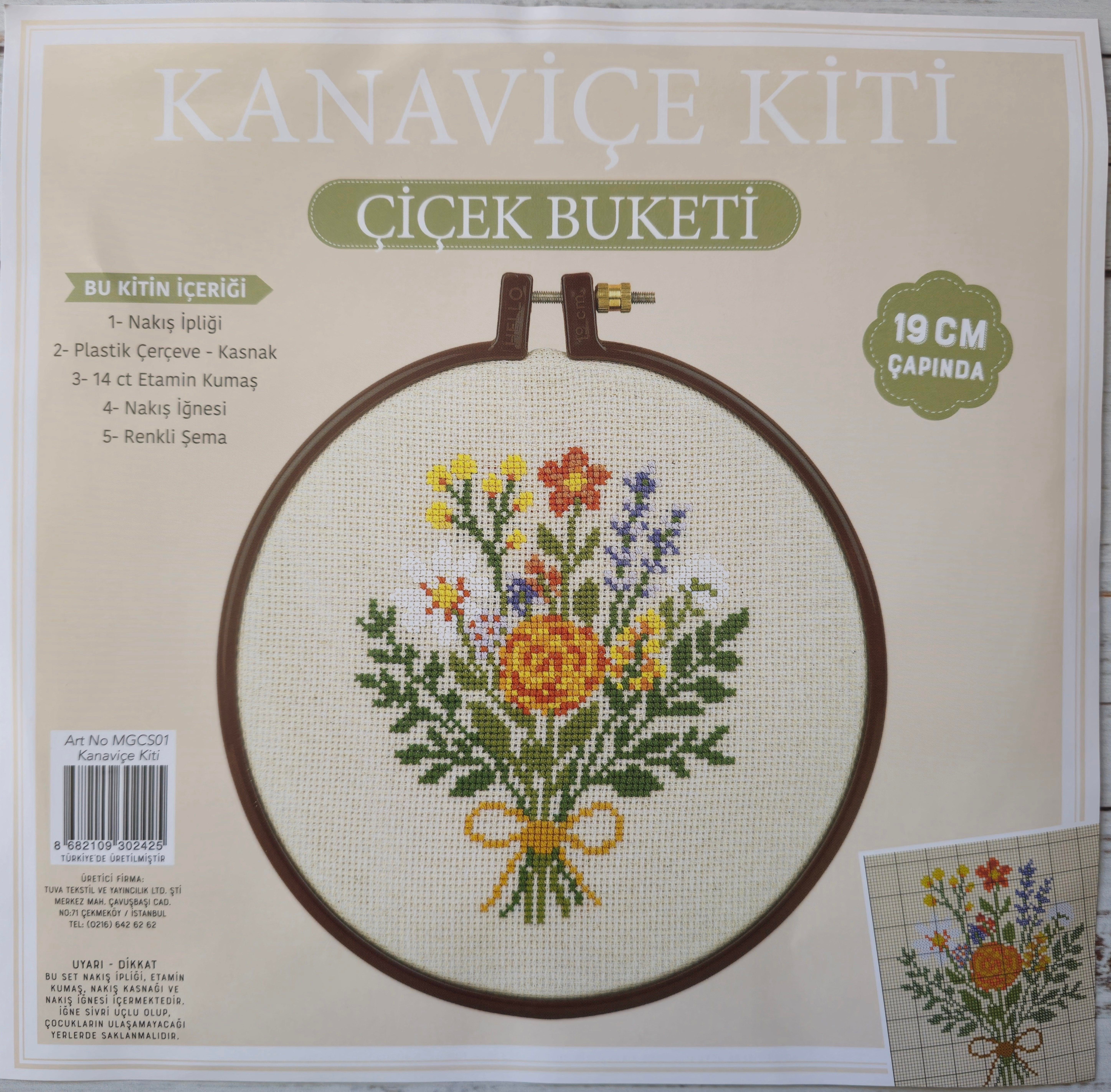 Tuva Kanaviçe Kiti 4 Farklı Model