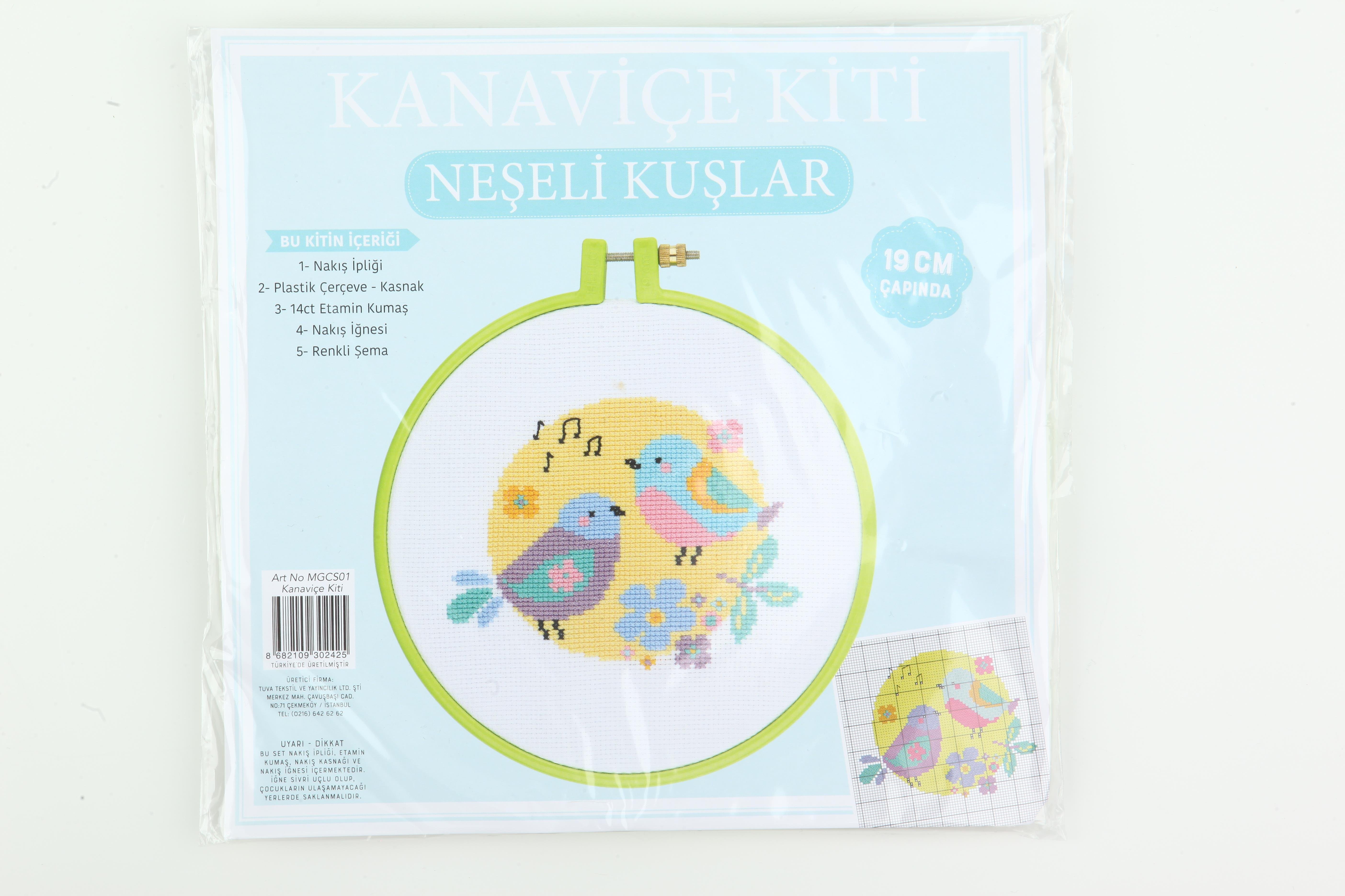 Tuva Kanaviçe Kiti 4 Farklı Model