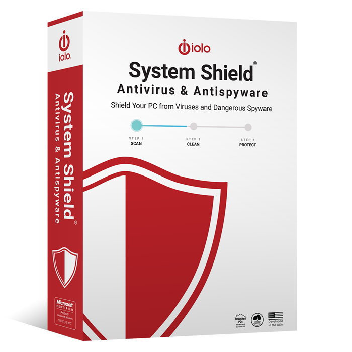 iolo System Shield AntiVirus & AntiSpyware 2025 | 10 PC | 1 Year