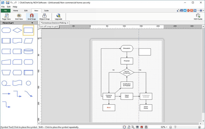 NCH ClickCharts Diagram & Flowchart Pro Edition 2025 | 1 Device | 3 Months