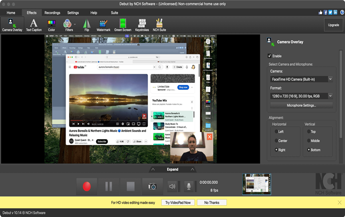 NCH Debut Video Capture Pro Edition 2025 | 1 Device | Life Time
