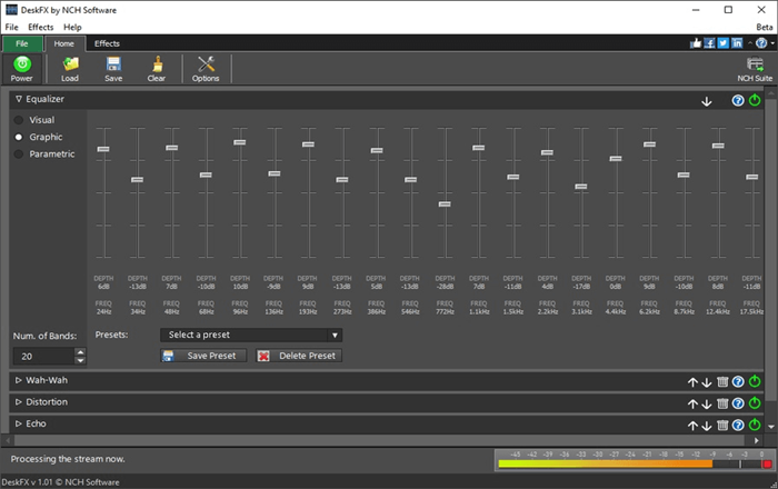 NCH DeskFX Audio Enhancer Plus 2025 | Commercial License | 1 Device | 1 Year