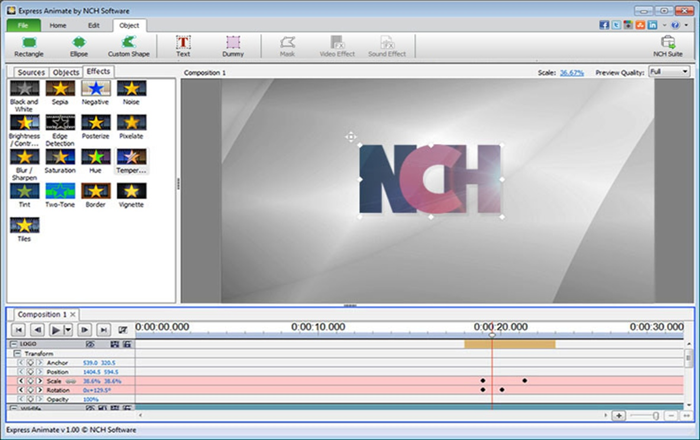 NCH Express Animate Home Edition 2025 | 1 Device | Life Time