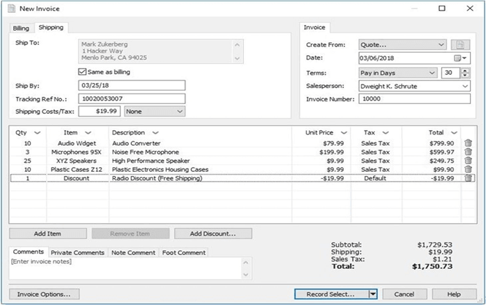 NCH Express Invoice Plus 2025 | 1 Device | 3 Months