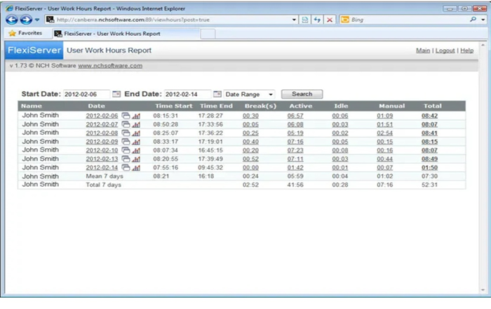 NCH FlexiServer Employee Management Corporate Edition 2025 | 25 Staff | Life Time