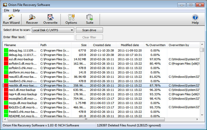 NCH Orion File Recovery and Drive Scrubber Plus 2025 | Commercial License | 1 Device | Life Time