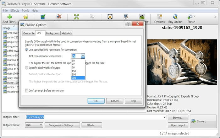 NCH Pixillion Image Format Converter Standard Edition 2025 | 1 Device | 1 Year