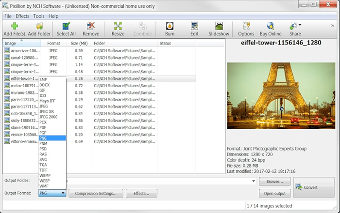 NCH Pixillion Image Format Converter Standard Edition 2025 | 1 Device | 1 Year