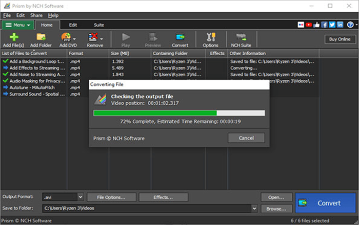 NCH Prism Video Converter Home Edition 2025 | 1 Device | 3 Months