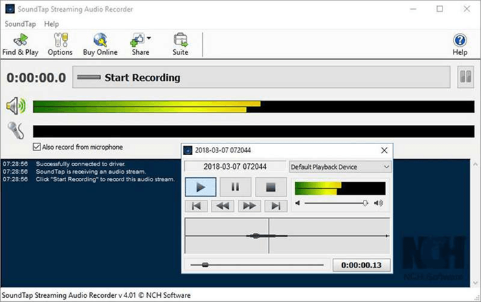 NCH SoundTap Stream Recorder Professional 2025 | 1 Device | Life Time