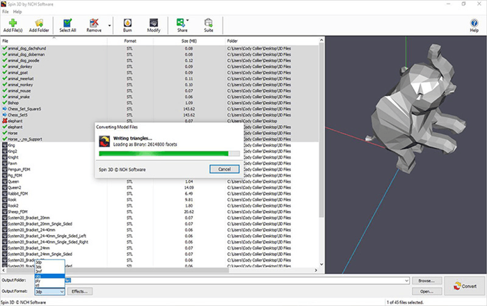NCH Spin 3D Mesh Converter Plus 2025 | Commercial License | 1 Device | 3 Months