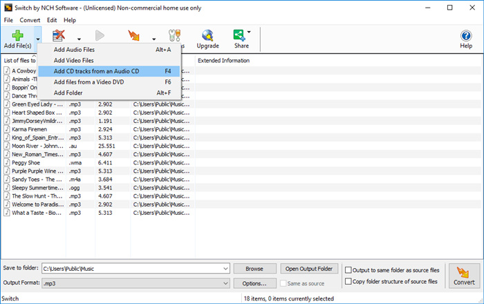 NCH Switch Audio File Converter Plus 2025 | Commercial License | 1 Device | 1 Year 