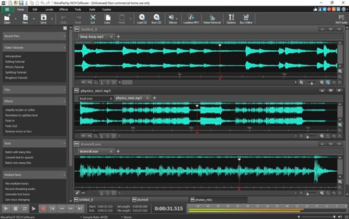 NCH WavePad Sound Editor Standard Edition 2025 | 1 Device | Life Time