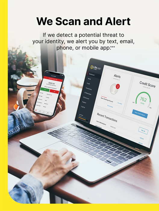 Norton 360 Deluxe with LifeLock Select 2025 | 5 Devices | 1 Year | USA