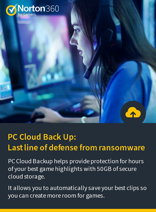 Norton 360 for Gamers 2025 | 3 Devices | 1 Year | Global