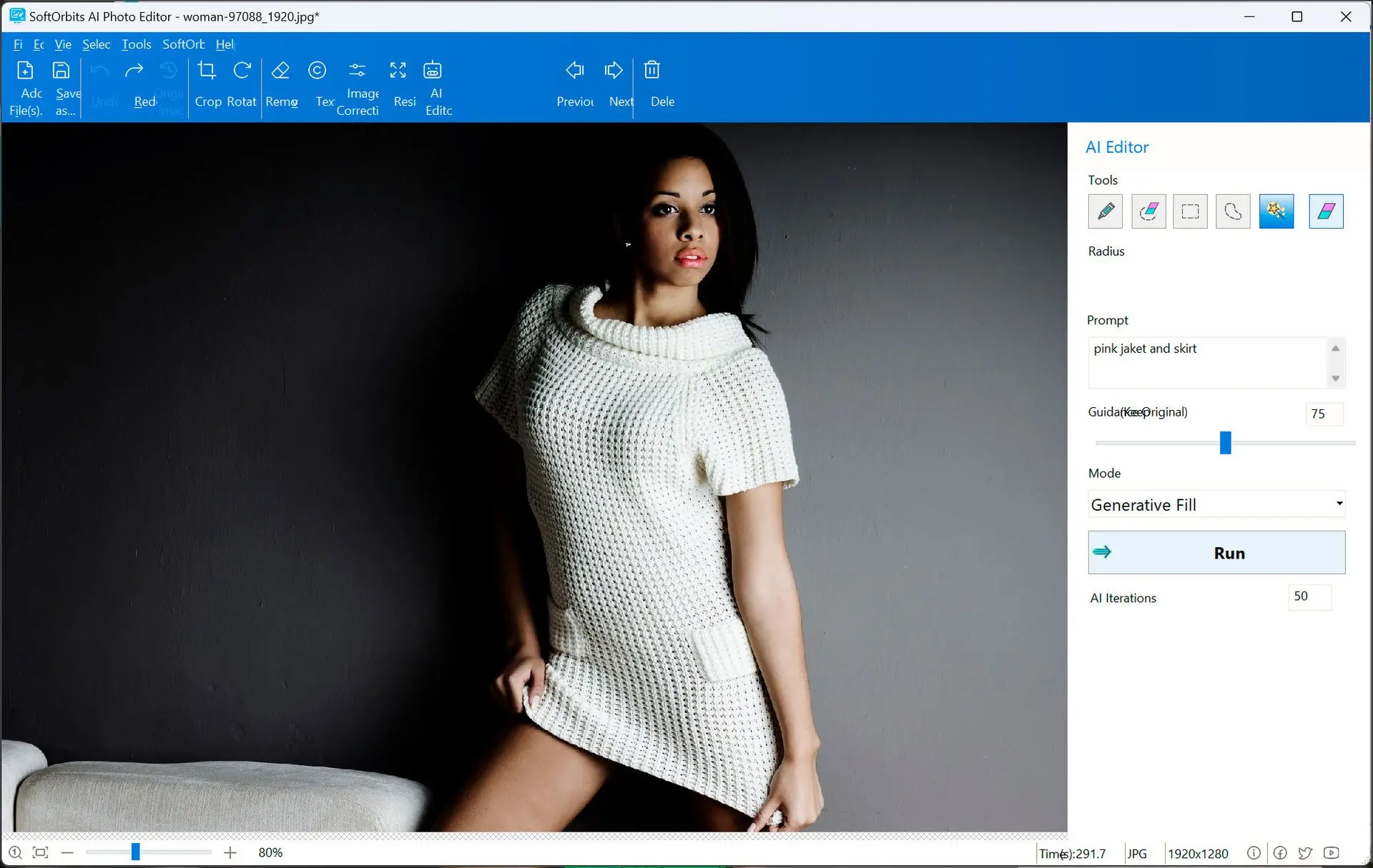 SoftOrbits AI Photo Editor 10.4 | 1 Device | 1  Year