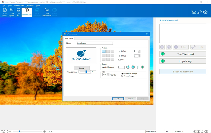 SoftOrbits Batch Picture Protector 7.1 | 1 Device | 1 Year