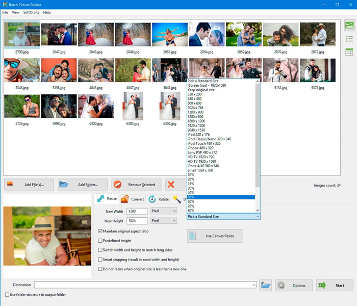 SoftOrbits Batch Picture Resizer 13.0 | 1 Device | 1 Year