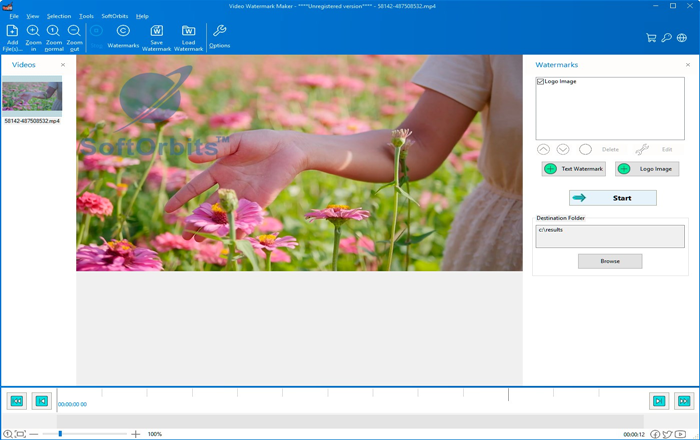 SoftOrbits Video Watermark Maker 2.2 | 1 Device | 1 Month