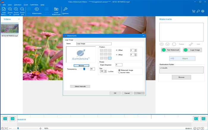 SoftOrbits Video Watermark Maker 2.2 | 1 Device | Life Time