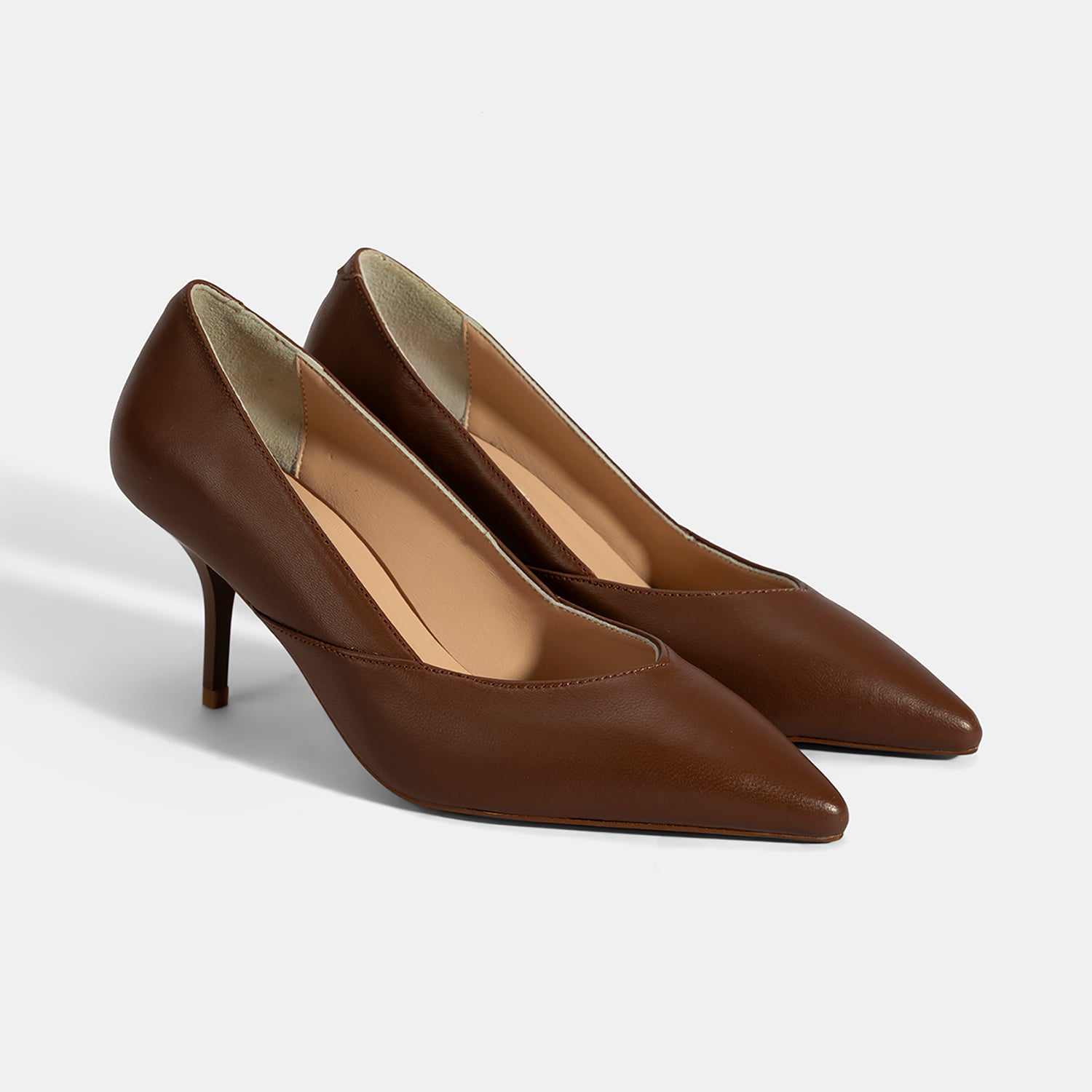 Desa Taba Desa Deri Kadın Topuklu Klasik Ayakkabı