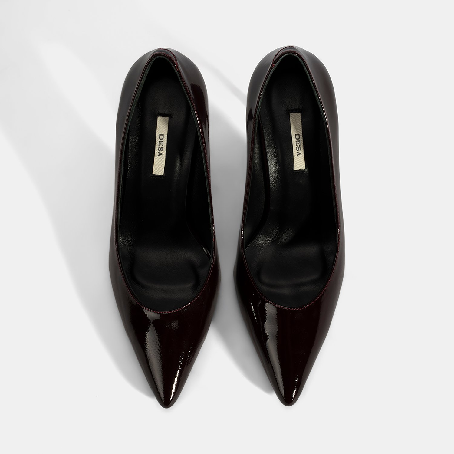 Desa Siyah Desa Deri Kadın Stiletto