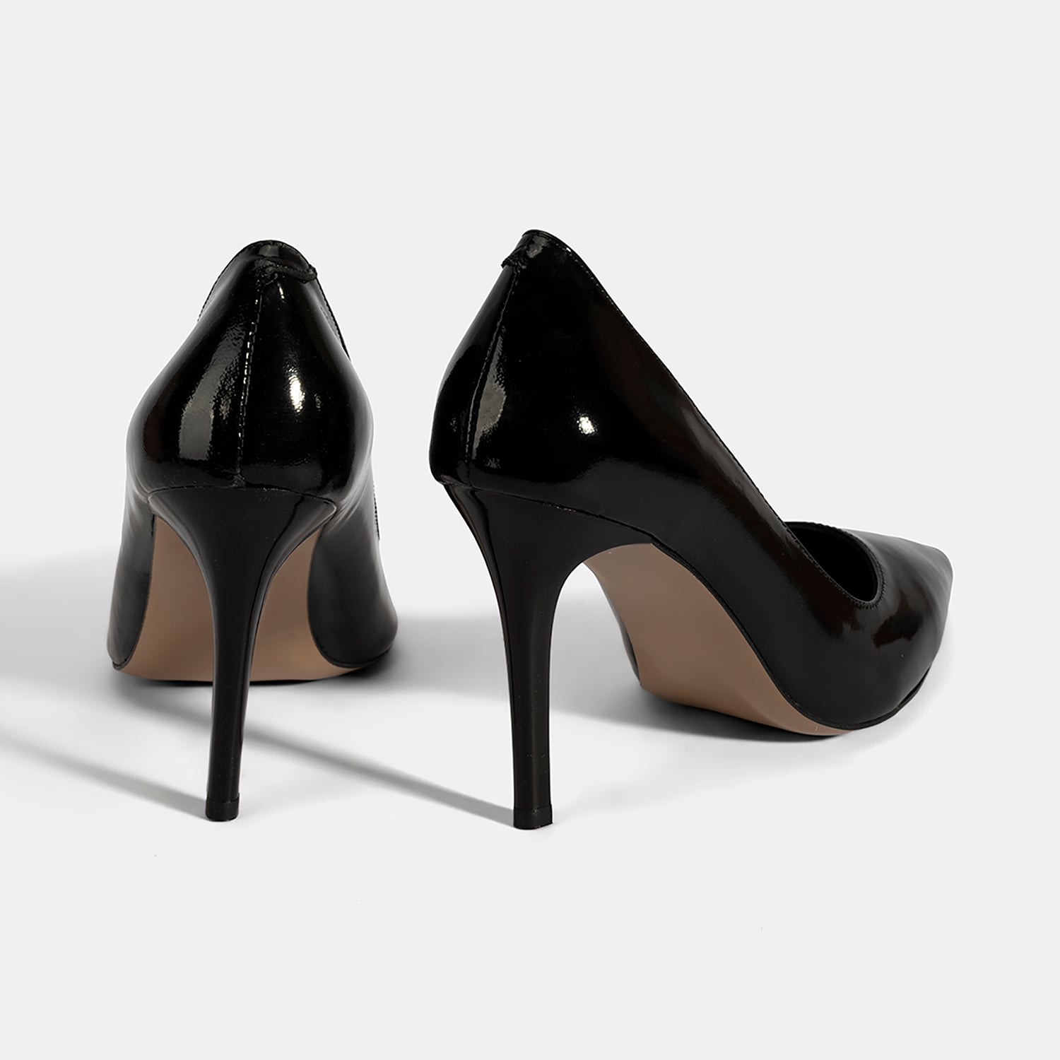 Desa Siyah Desa Deri Kadın Stiletto