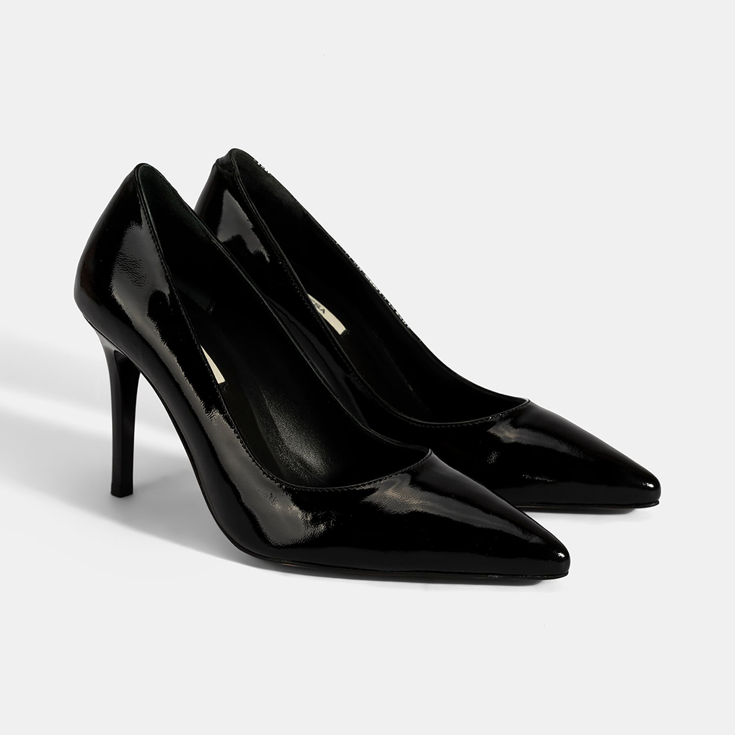 Desa Siyah Desa Deri Kadın Stiletto