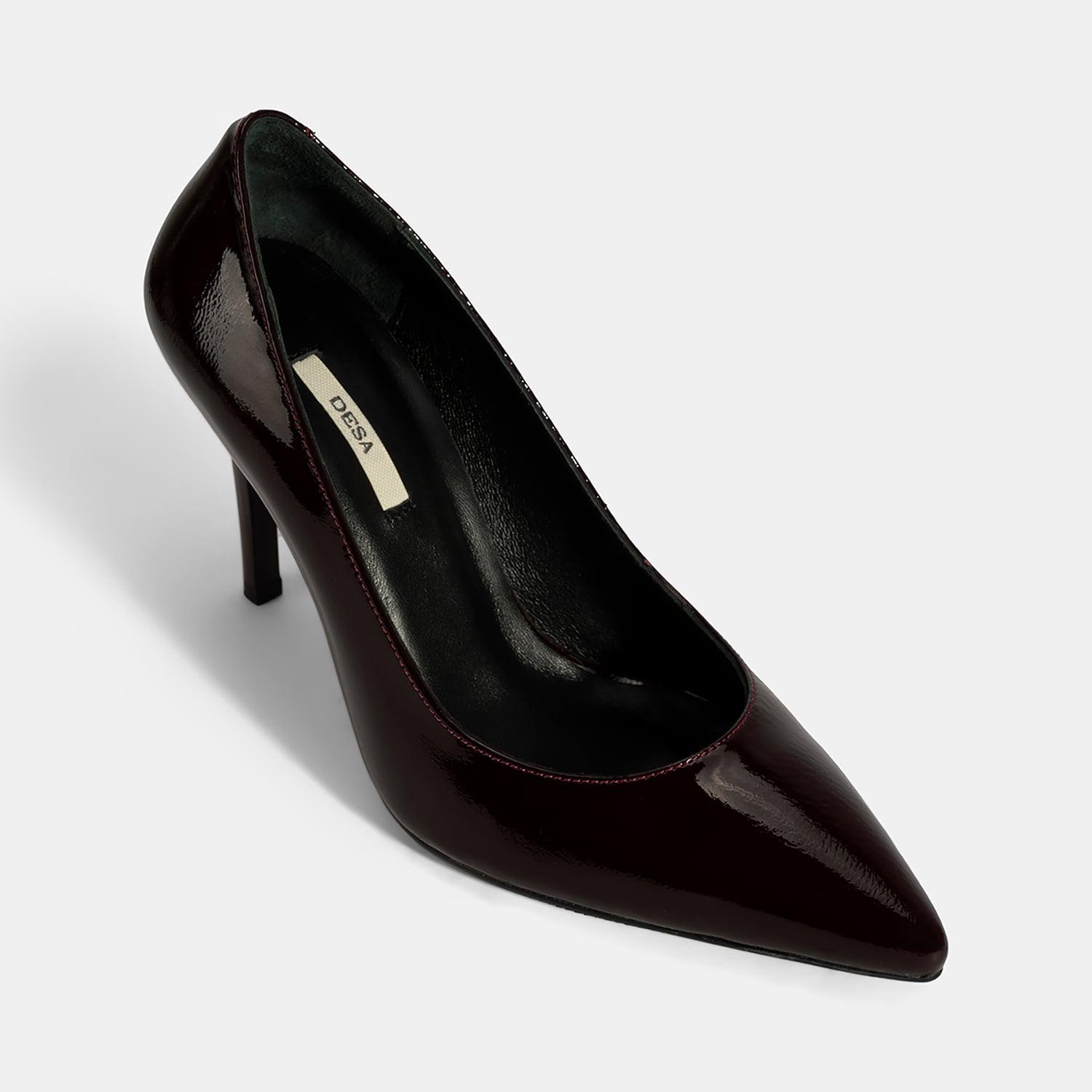 Desa Siyah Desa Deri Kadın Stiletto