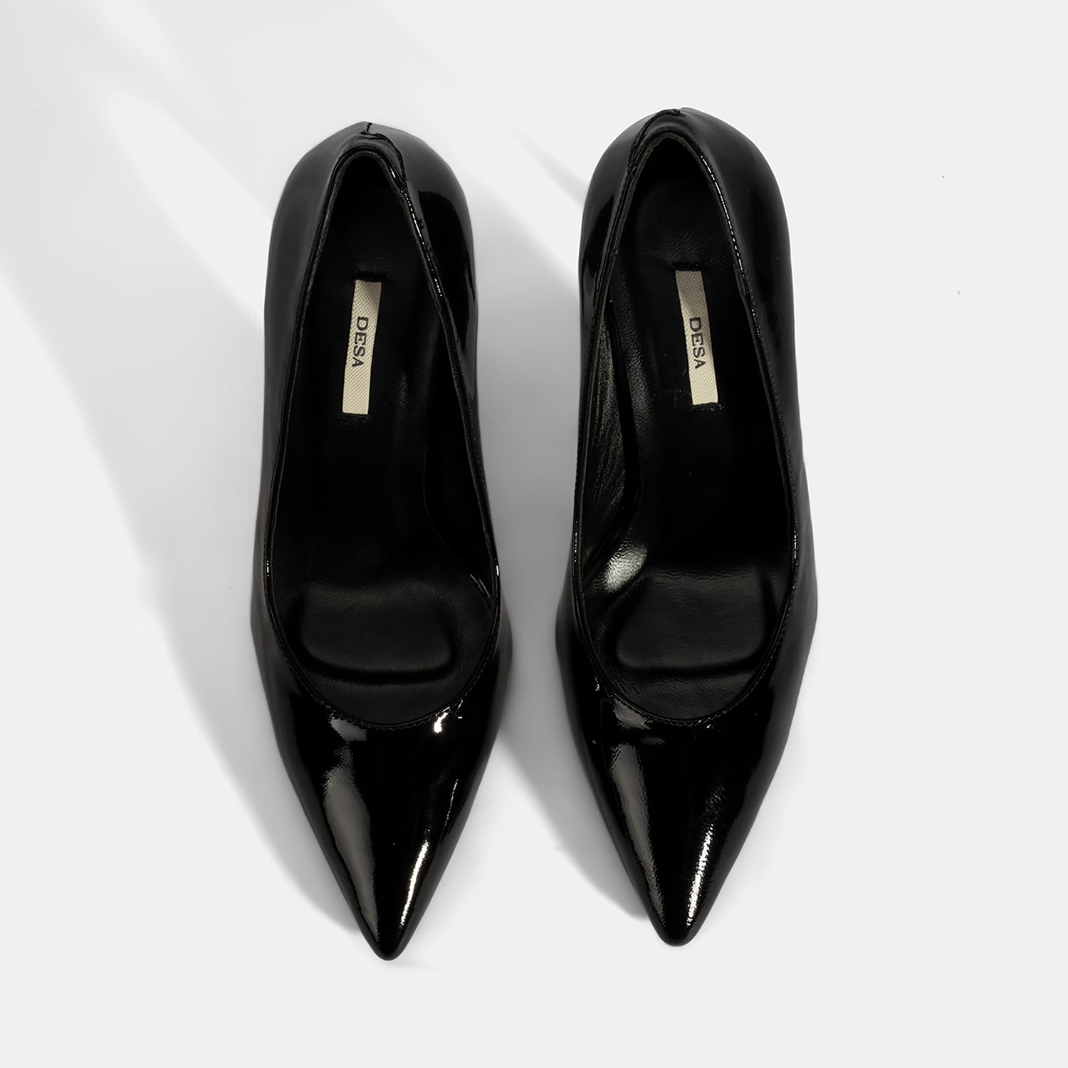 Desa Siyah Desa Deri Kadın Stiletto