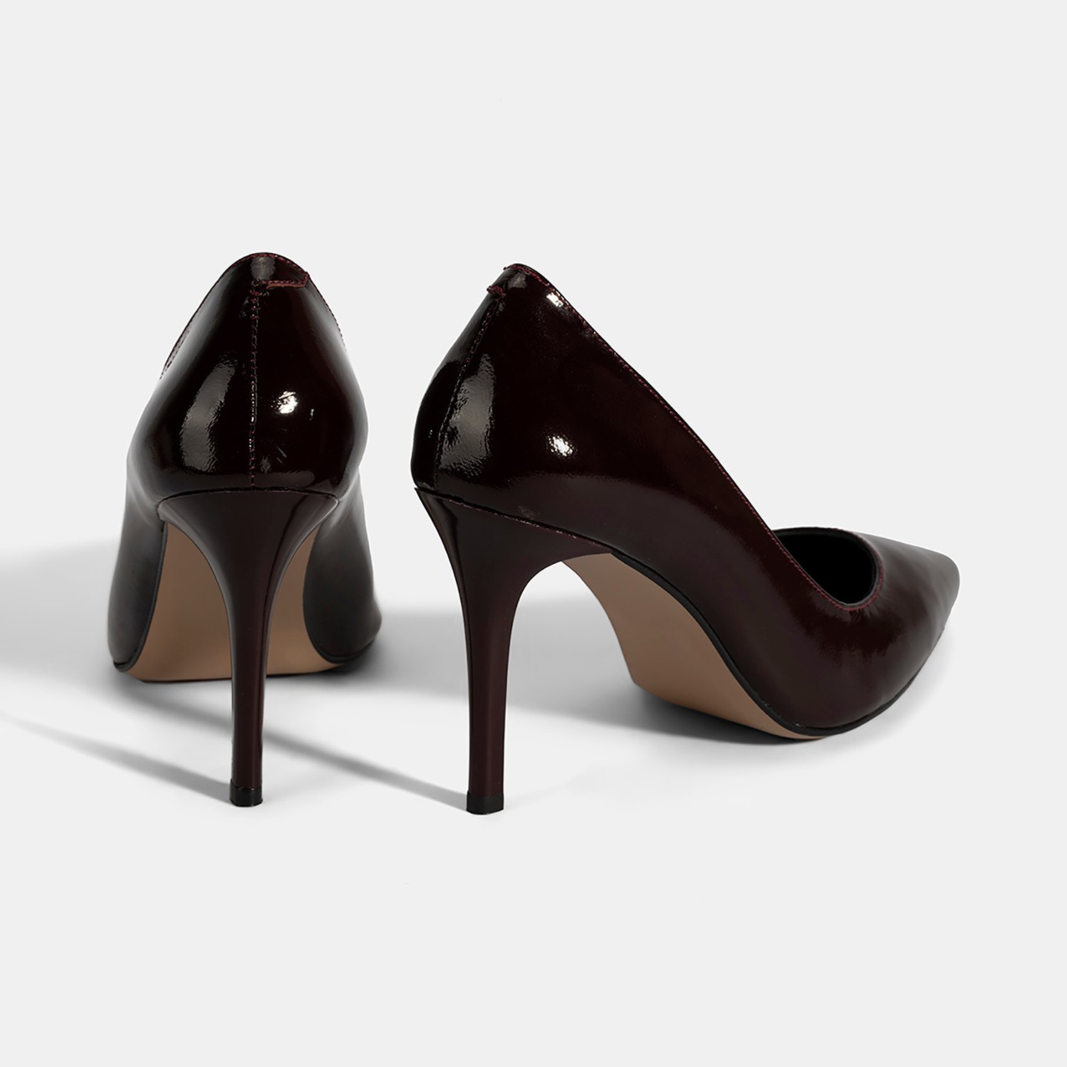 Desa Siyah Desa Deri Kadın Stiletto