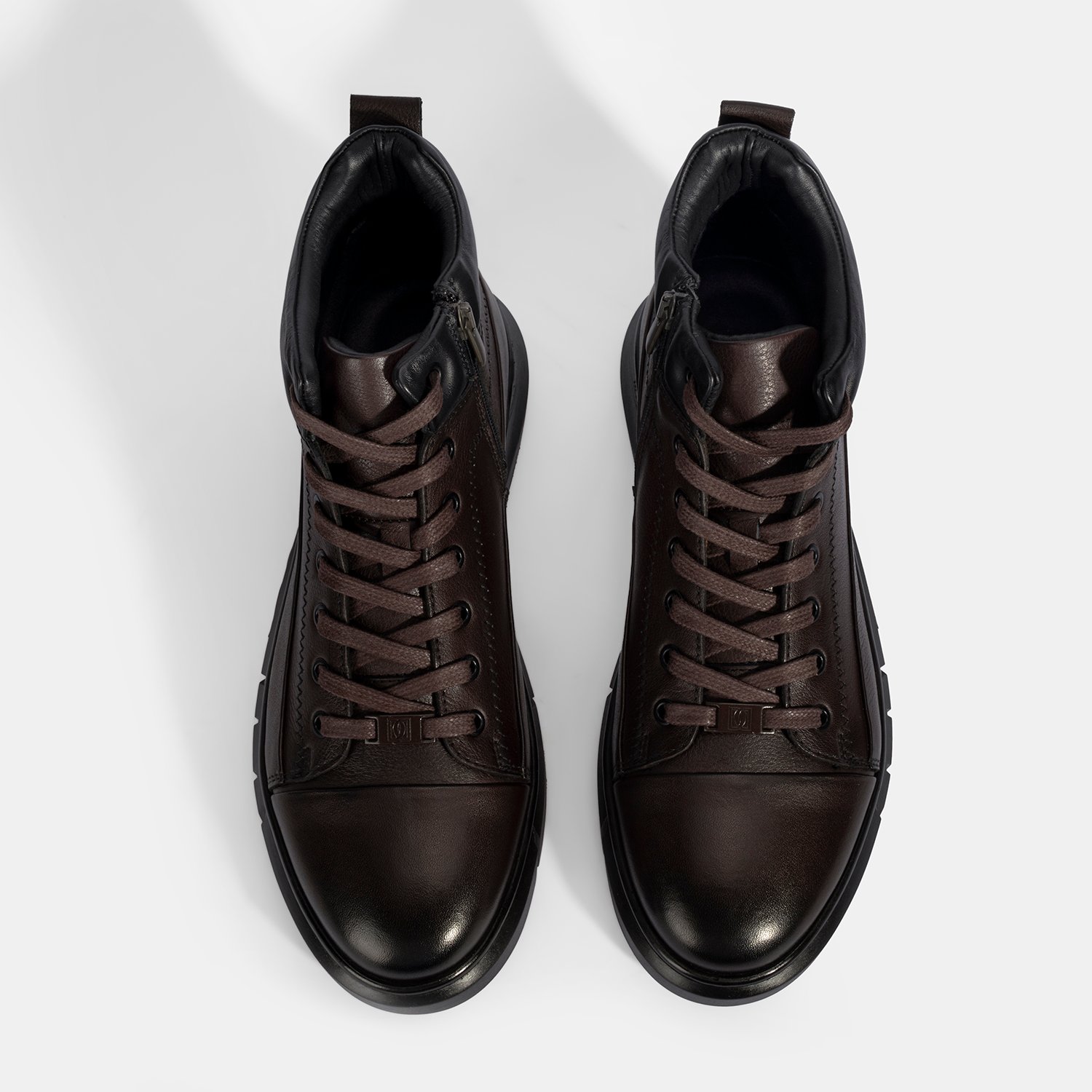 Desa Kahverengi Desa Bağcıklı Erkek Deri Bot