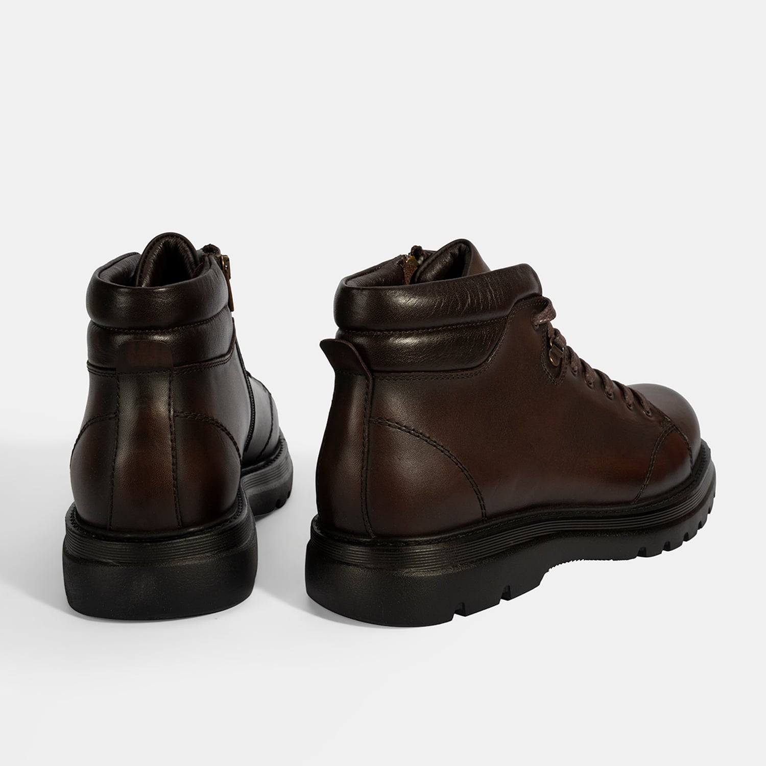 Desa Siyah Desa Bağcıklı Erkek Deri Bot