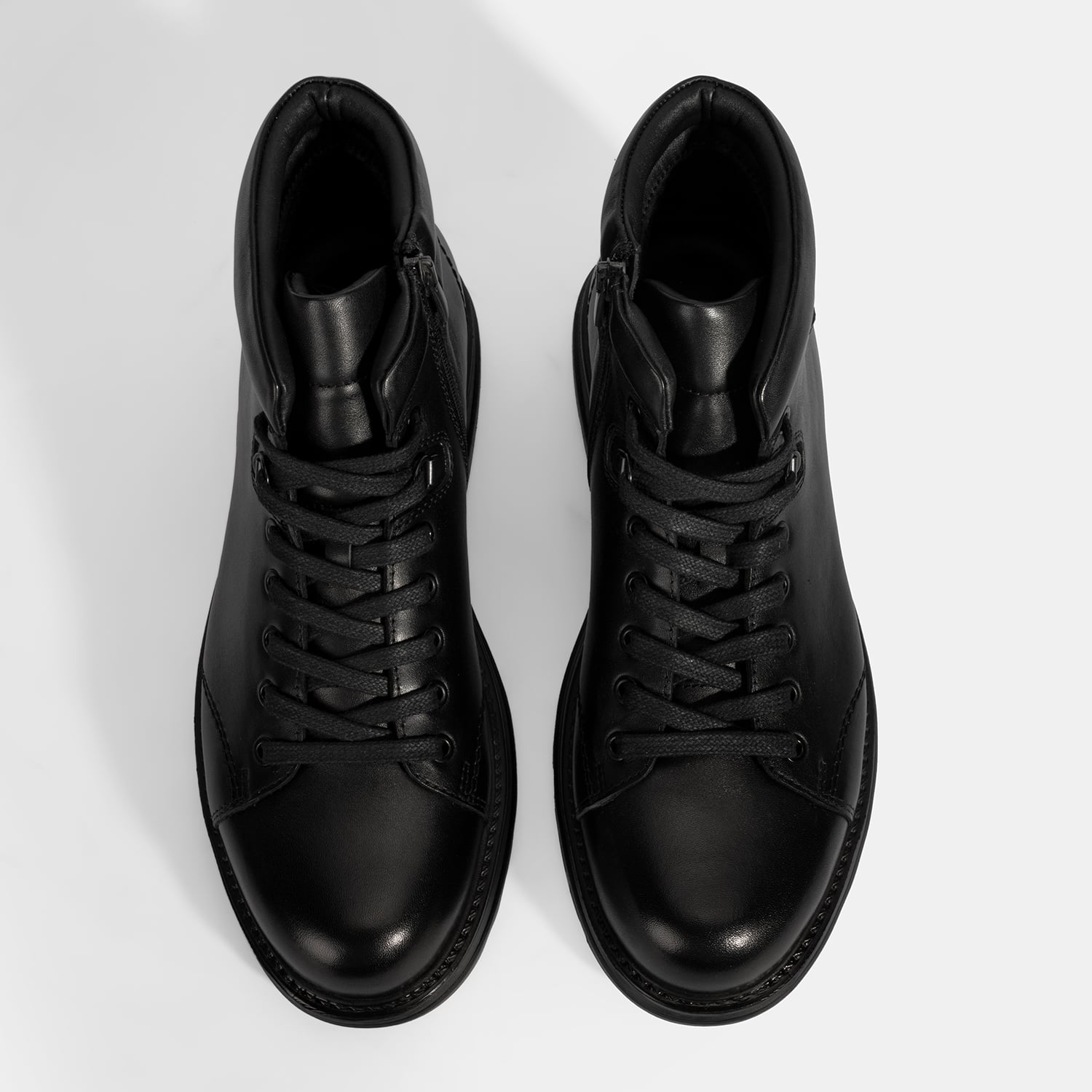 Desa Siyah Desa Bağcıklı Erkek Deri Bot