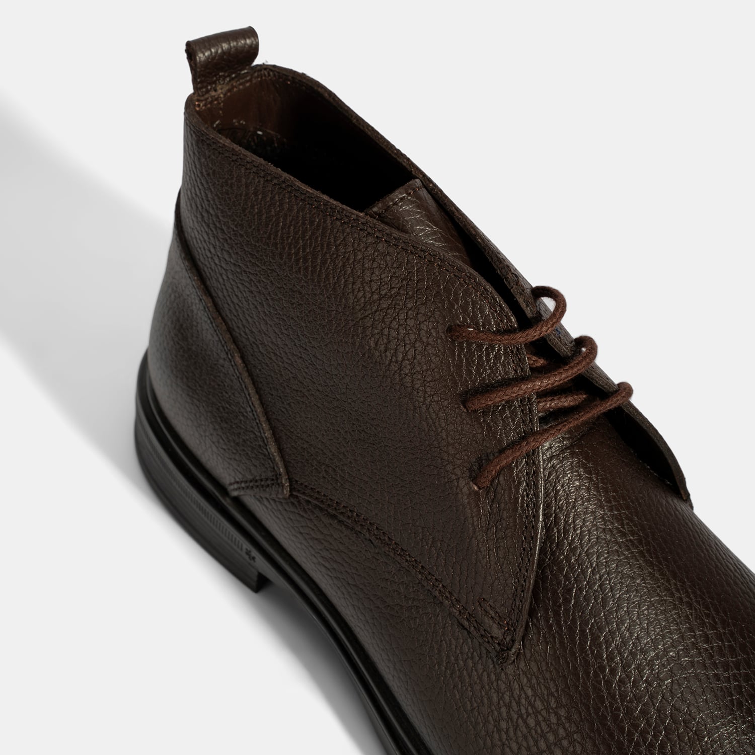 Desa Siyah Desa Bağcıklı Erkek Deri Bot