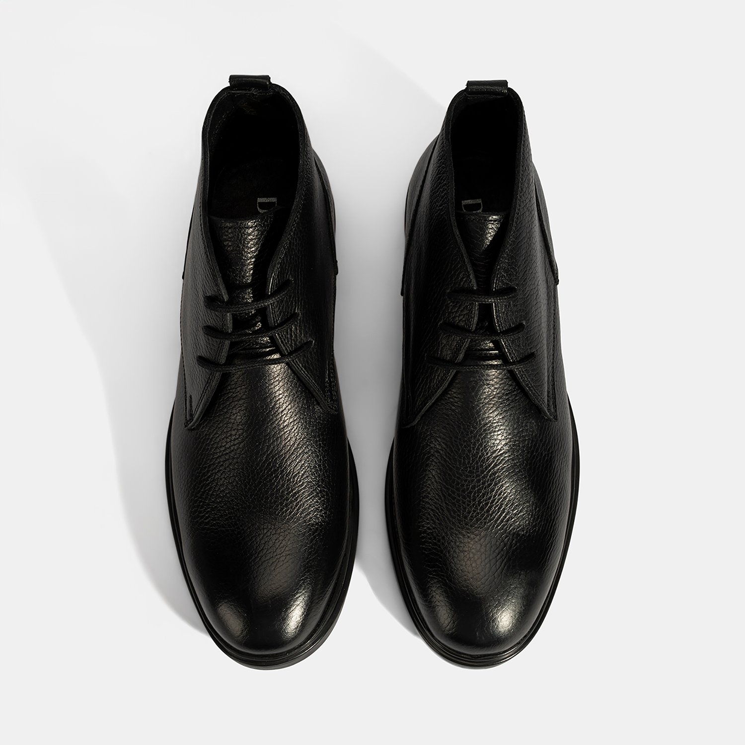 Desa Siyah Desa Bağcıklı Erkek Deri Bot