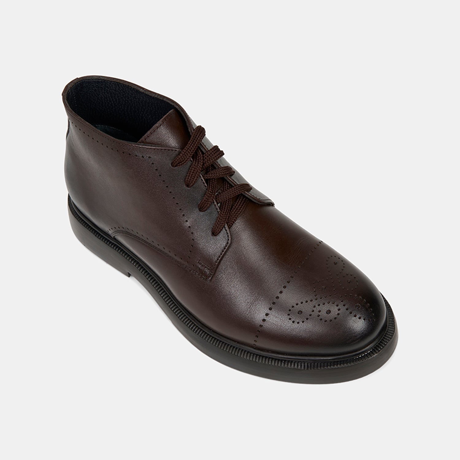 Desa Siyah Desa Bağcıklı Erkek Deri Bot