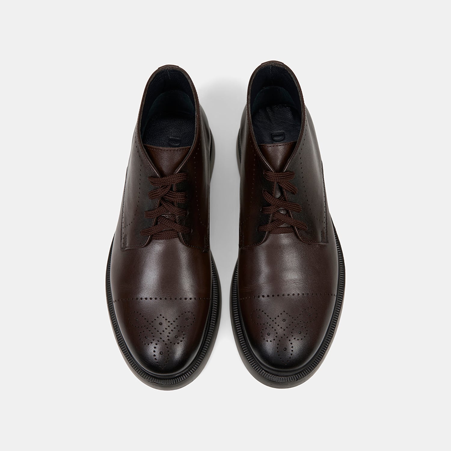 Desa Siyah Desa Bağcıklı Erkek Deri Bot