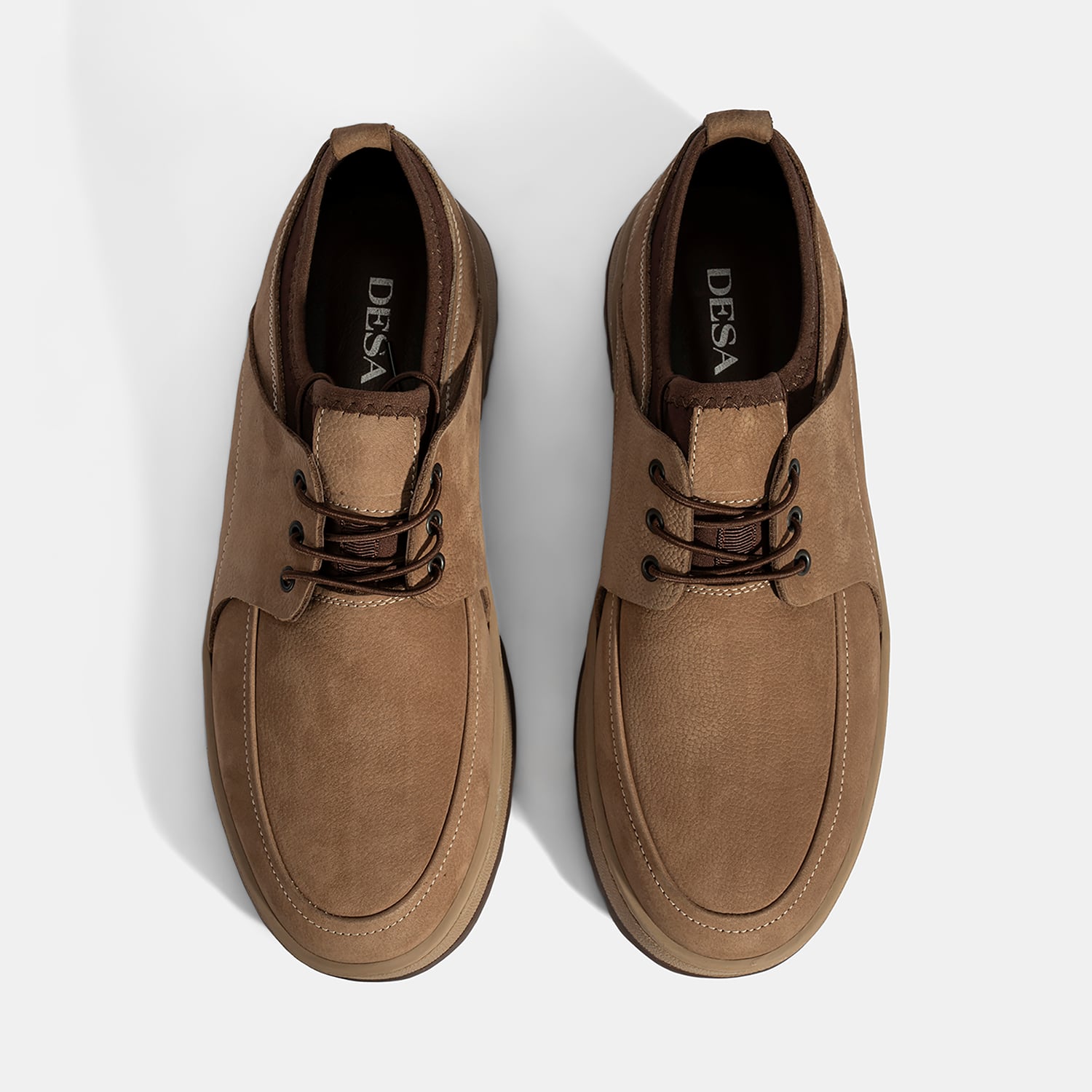 Desa Bej Desa Bağcıklı Erkek Nubuk Deri Günlük Ayakkabı