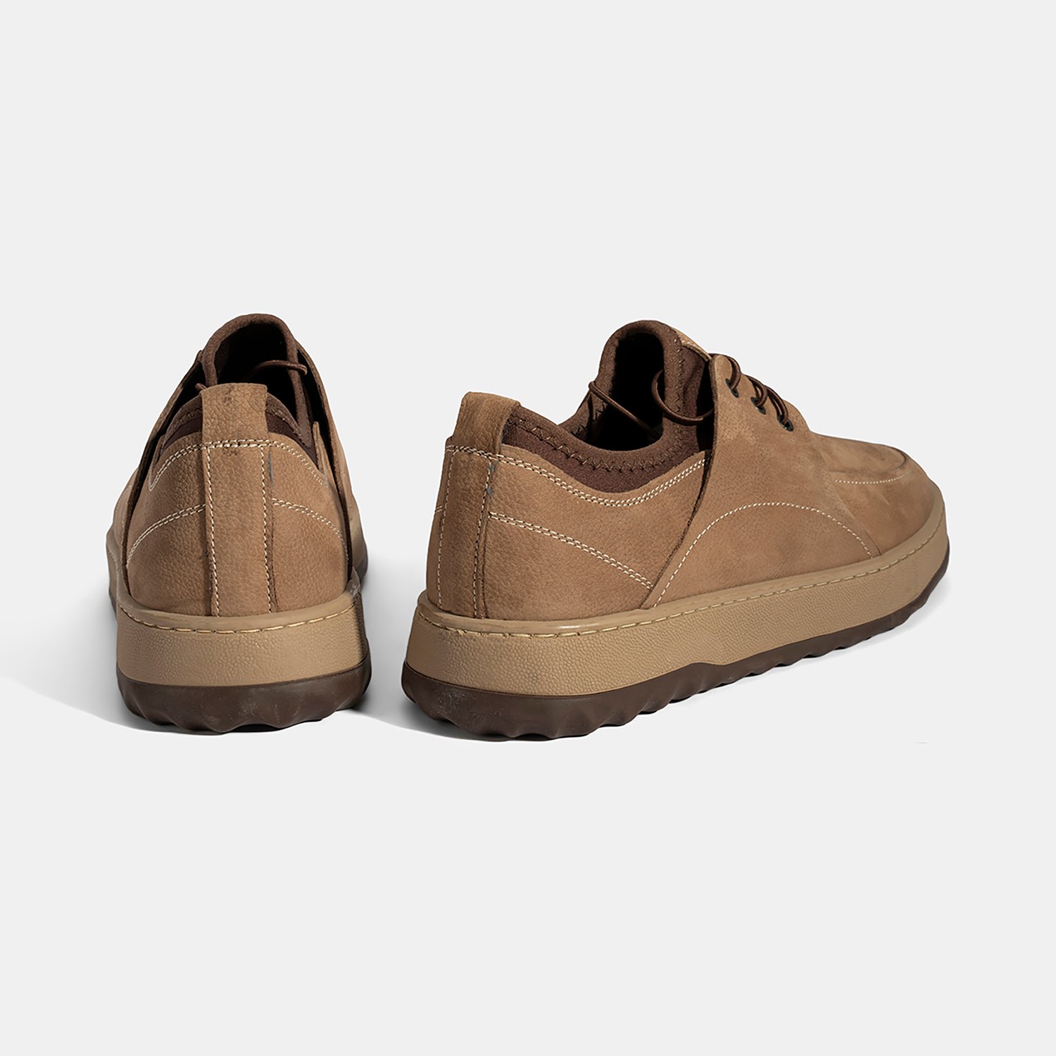 Desa Bej Desa Bağcıklı Erkek Nubuk Deri Günlük Ayakkabı